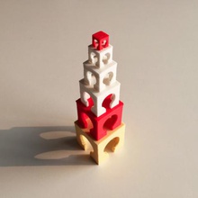 holed box game 3d print model - Mito3D