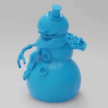 holiday special 2 jack frost game snowman xmas christmas toys toymaker collectibles collections miniatures figurines action figures purakito plakit 3d print model - Mito3D