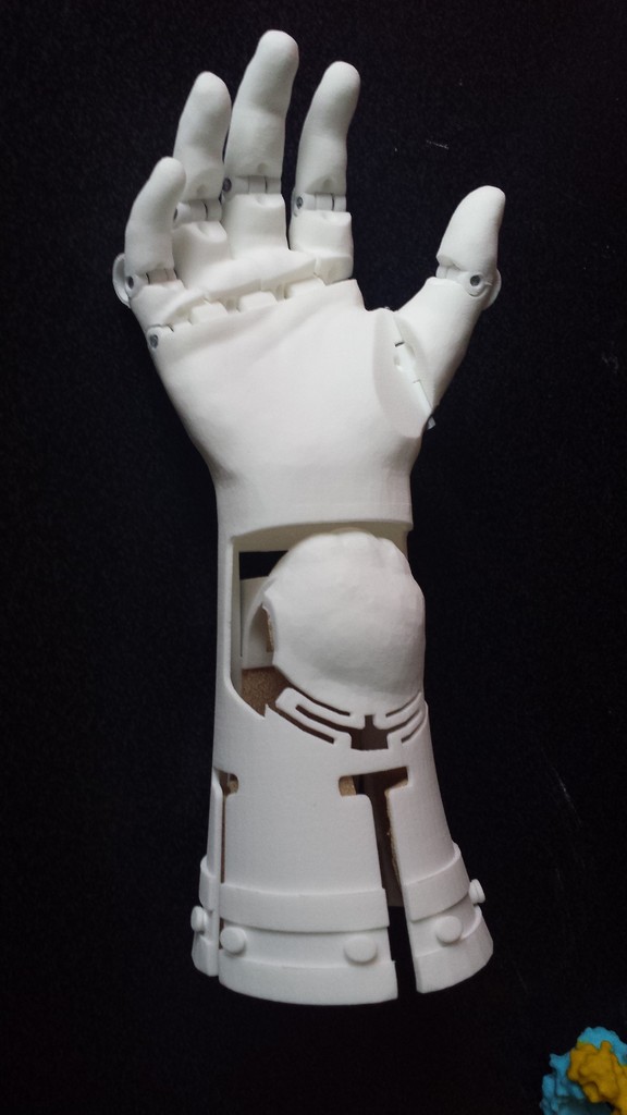 Stechpalmen Hand v3 anthromod nable flexy hand Robohand 3D print model - Mito3D