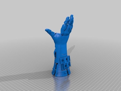 agrifogli mano versione 4 anthromod miscelatore fusione 360 protesica robohand robotica 3d print model - Mito3D