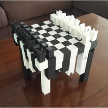 hollow3 chessboard game circle 3d puzzle volume chec 3d print model - Mito3D