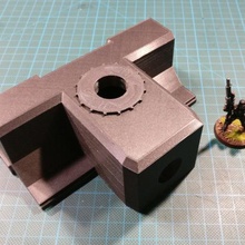 içi boş gövde bölümü wardog titanic robot oyun oyuncak aksesuarları warhammer 40k titan wargaming 3d print model - Mito3D