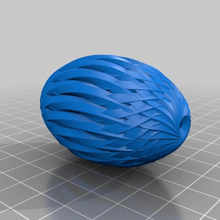 hollow intagliato uovo art pasqua di la 3d print model - Mito3D