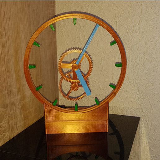 creux l'horloge remix l'Internet temps esp8266 3D print model - Mito3D