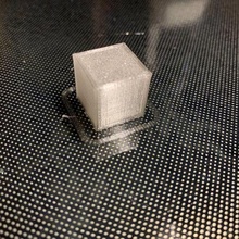 creux cube coups pied outil clair filament transparent 3d impression tests 3d print model - Mito3D