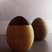 hueco huevo esconder sorpresa artilugio caja envase almacenamiento 3d print model - Mito3D