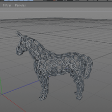 caballo hueco art 3d print model - Mito3D