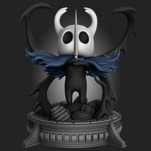 hollow knight - fan model hollowknight 3dprint 3d print sealed pure vessel purevessel sealedvessel void radiance hornet game videogame zbrush 3dsmax art arttoy toy 3d print model - Mito3D