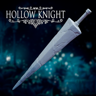 hollow knight ancient stinger sword sting damaged antique cosplay hallowen costume game fan art 3d print model - Mito3D