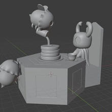 hollow knight bees game bee 3d print model - Mito3D