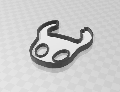 hollow knight cookie cutter cookiecutter hollowknight game gamer indy indie 3d print model - Mito3D