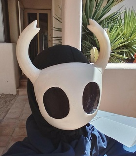creux Chevalier cosplay masque vidéo Jeu costume visage 3d print model - Mito3D