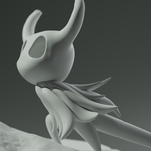 hueco Caballero figura Arte estatua juguete vídeo juego canto seda 3d print model - Mito3D