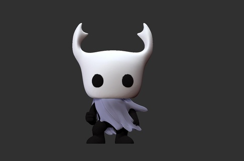 hollow knight funko hollow hollow kingth acition game figure funko  3d print model - Mito3D