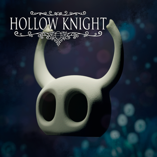 hollow knight helmet fan game dark skull skeleton cosplay costume silksong 3d print model - Mito3D