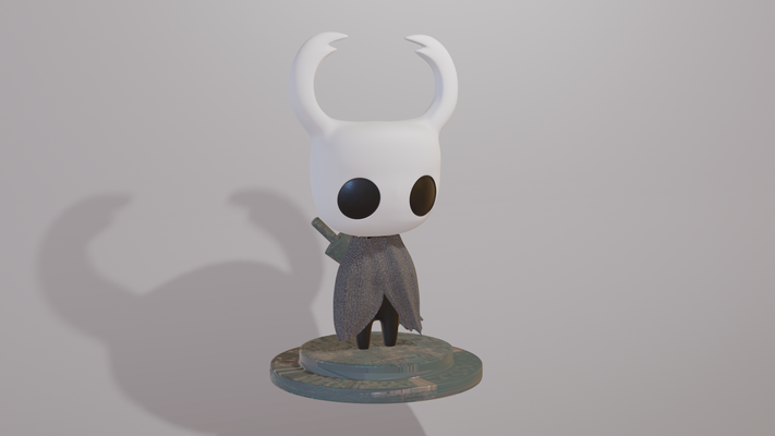 hollow knight statuette game hollowknight statue game 3d print model - Mito3D