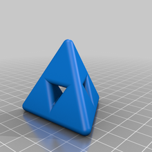 hueco regular tetraedro 3 3d print model - Mito3D