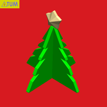 agrifoglio albero no2 moda regalo tum cults celebrazione buon Natale 3d print model - Mito3D