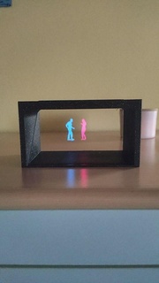 holograma caja 3d print model - Mito3D