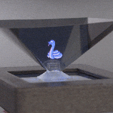 hologram pyportal art holocron adafruit 3d print model - Mito3D