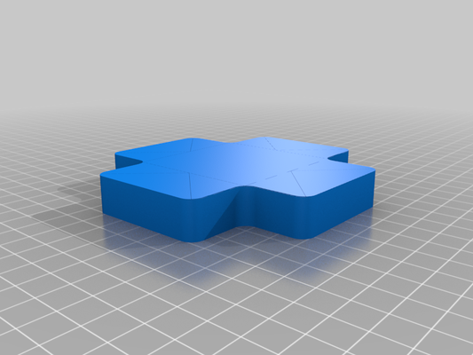 holográfico cruz caixa armazenamento recipientes organização 3d print model - Mito3D