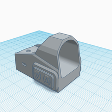 holografik mini vizör gadget airsoft mk23 glock m4 kırmızı Sıcak 3d print model - Mito3D