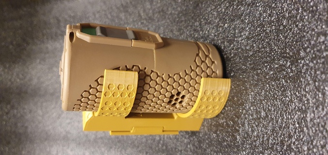 holster holder begadi spring pressure grenade molle airsoft softair bracket fastening 3d print model - Mito3D