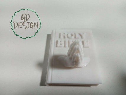 heilig Bibel beten Hände verschiedene Jesus Kunst Kirche Dekor 3d print model - Mito3D