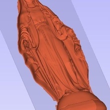 kutsal Meryem sanat din 3d print model - Mito3D