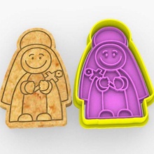 holy nun religion chef cutter cookie set knife kitchen cutters cookies pack cook saint 3d print model - Mito3D