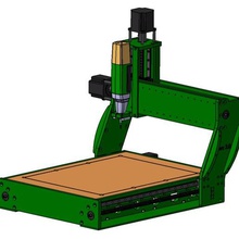 home-made cnc milling machine 20 gfk tool 3d fr smaschine 3d print model - Mito3D