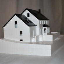 home made Modell Architektur Haus 3d print model - Mito3D