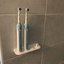 home diy - oral-b shelf 4 toothbrush bathroom electric 3d print model - Mito3D