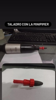 casa trapano miniquick minipimer denim calcolo lime 3d print model - Mito3D
