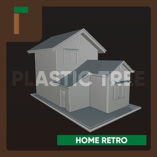 casa retro construção kit 3d print model - Mito3D