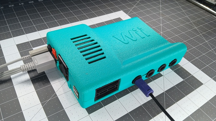 homebrew wii cas gaine gadget gamecube console nintendo 3d print model - Mito3D