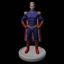vatandaşı Sanat erkekler psikopat adam insan Süpermen Süper kahraman soykırım 3d print model - Mito3D
