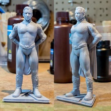 homelander estátua imprimir busto figura figurine herói casa marvel super vilão dc superman base dados terno cape meninos lander 3d print model - Mito3D