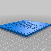 homemade plaque custom quote quotes signs_logos 3d print model - Mito3D
