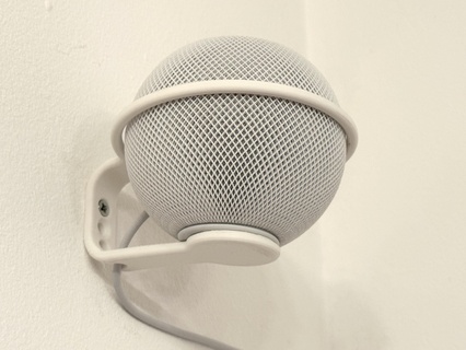 homepod mini wall mount home music bracket holder 3d print model - Mito3D