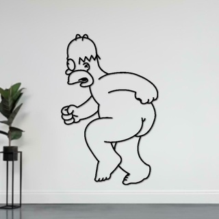 Homer duvar dekorasyon 3d print model - Mito3D