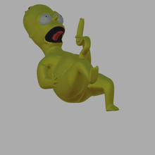 homer bébé divers simpsons 3d print model - Mito3D