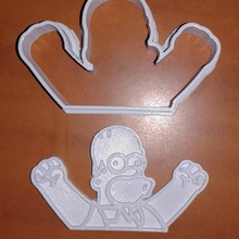 homer cookie cutter giocattolo 3d print model - Mito3D
