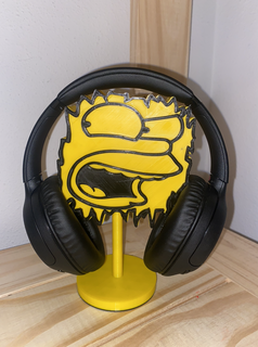 homer capacete suporte Simpsons 3d print model - Mito3D