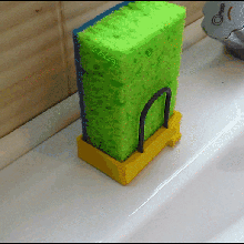 homer meme sponge holder 3d print model - Mito3D