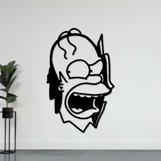 Homer leuchtenden Mauer Dekoration 3d print model - Mito3D