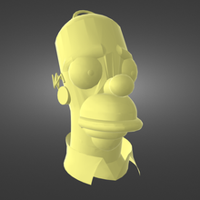 Homer Simpson 3d print model - Mito3D