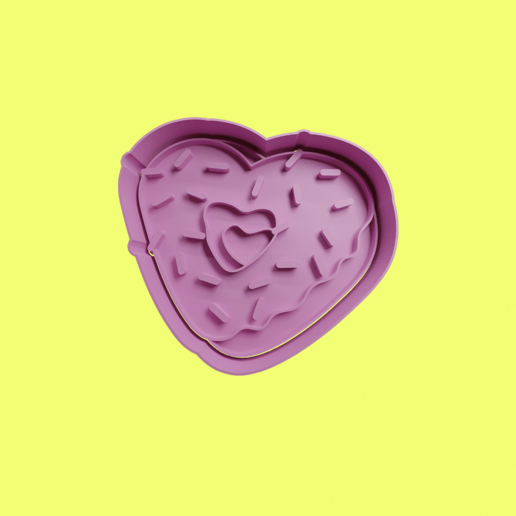Homère Simpson don Valentin Saint journée l'amour coupeurs moules coupeur valentines simpsons Donut faire 3D print model - Mito3D