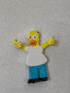homer simpson phone holder3 possible fixings wall car desk wall-mounted telephone holder 3d print model - Mito3D