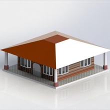 casa architettura mock-up 3d print model - Mito3D
